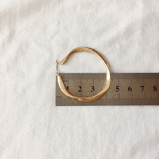 Tie Antique Gold Ring Earrings Titanium Point New 