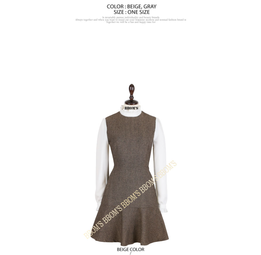 Tweed Winter Piece Women 20's Wedding