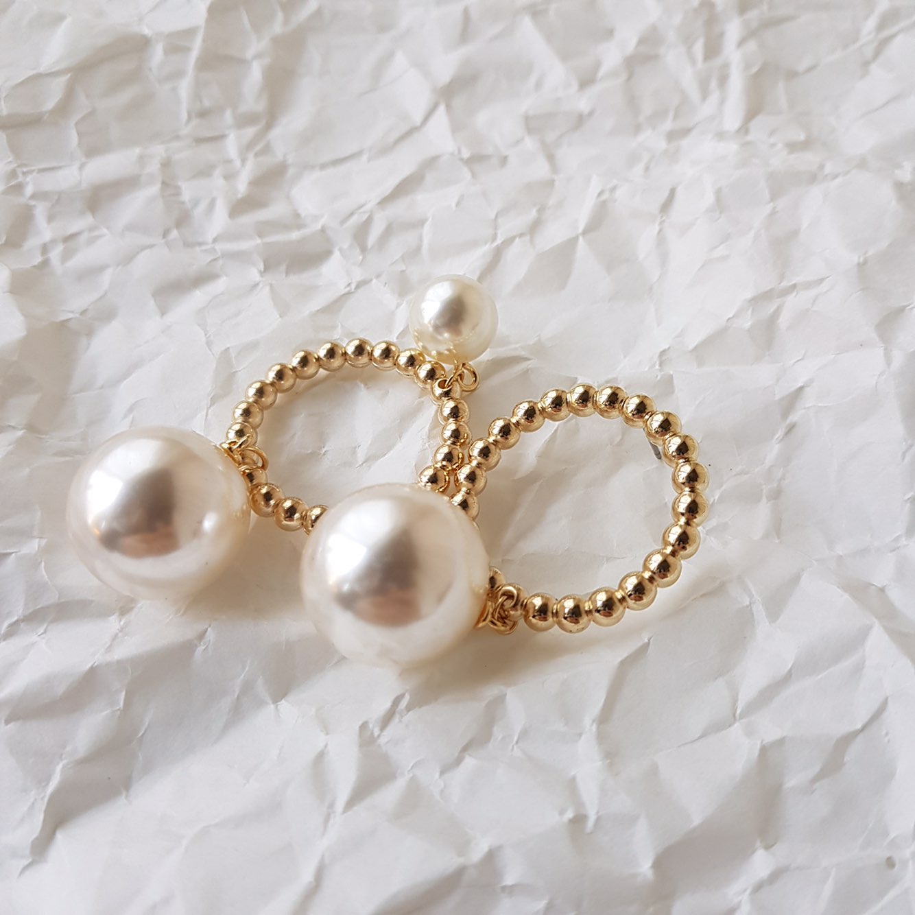 Leblanc Pearl Earrings Drop Earrings Wedding Look 