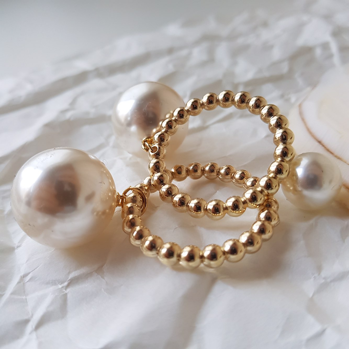 Leblanc Pearl Earrings Drop Earrings Wedding Look 