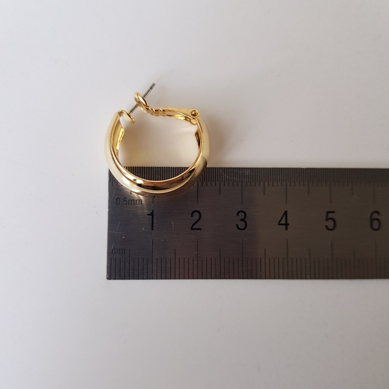 Simple Gold Daily Modern Earrings Charming Sique D