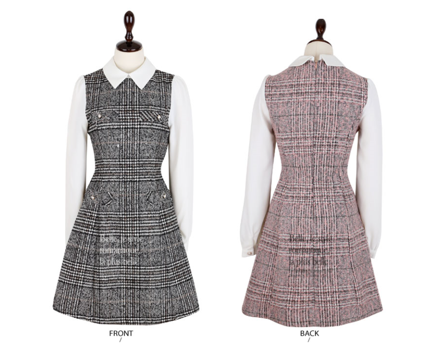 Tweed Winter Piece Women 20's Wedding