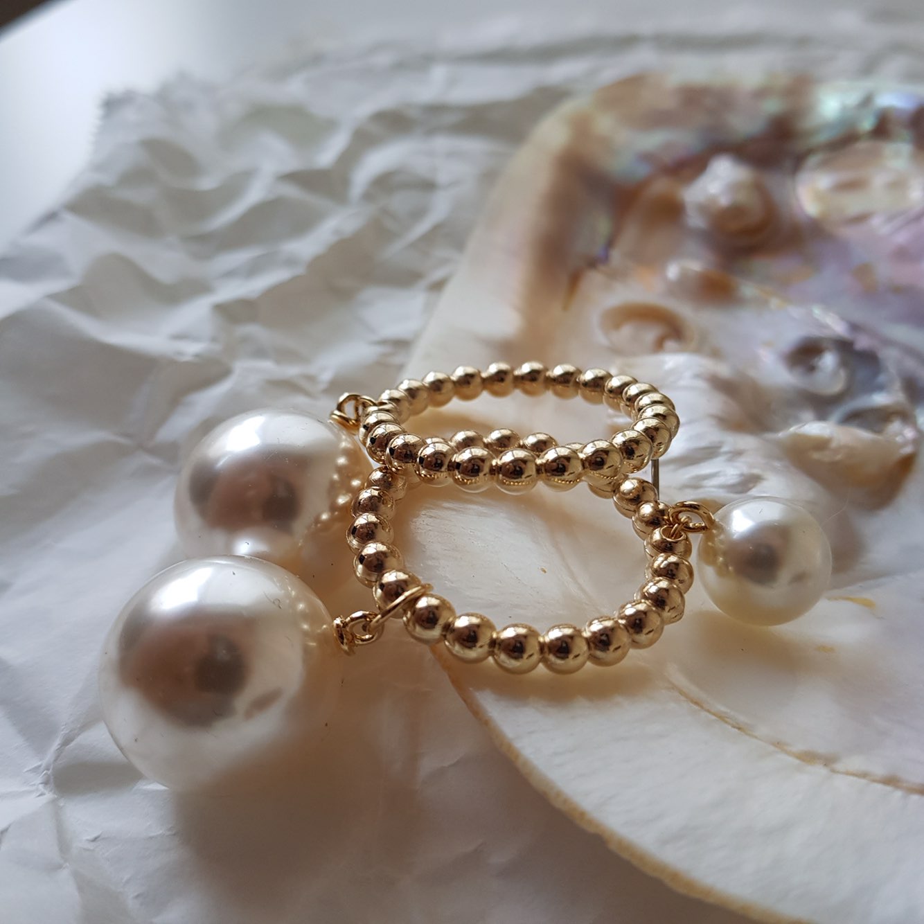Leblanc Pearl Earrings Drop Earrings Wedding Look 