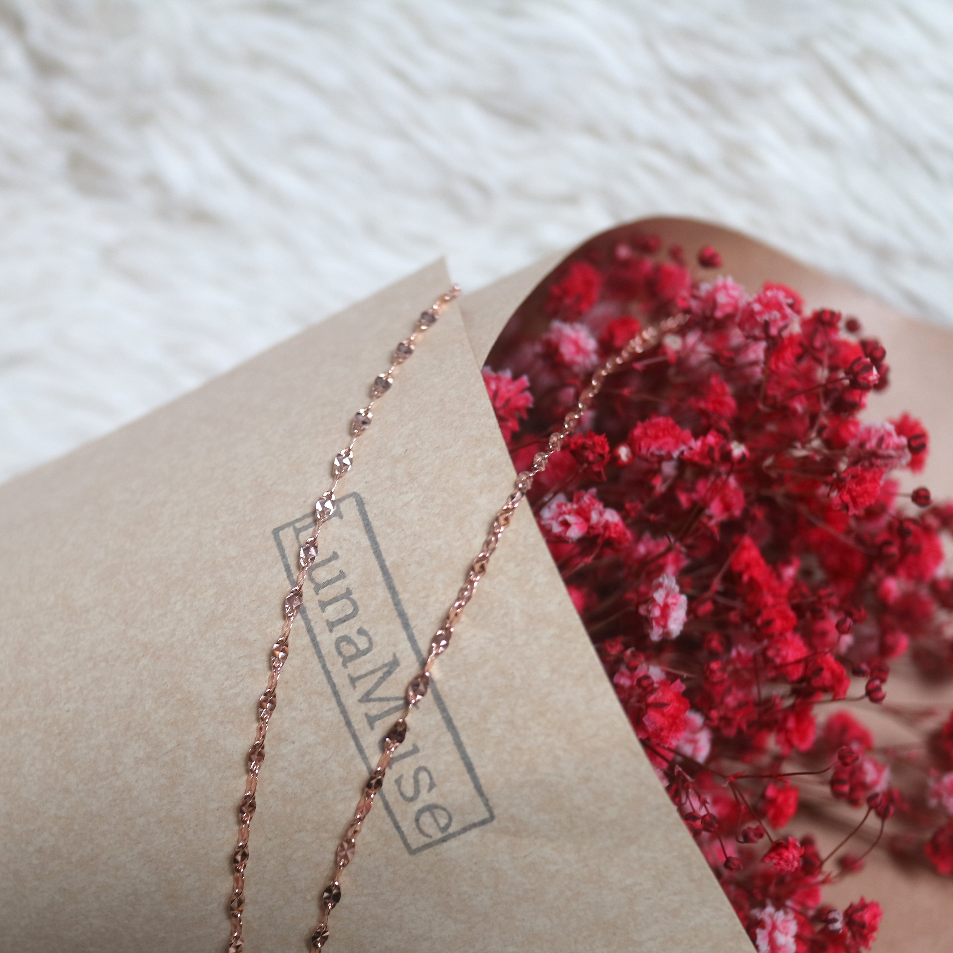 Chain Cube Choker Necklace 31 + 5cm 20's Girl&#