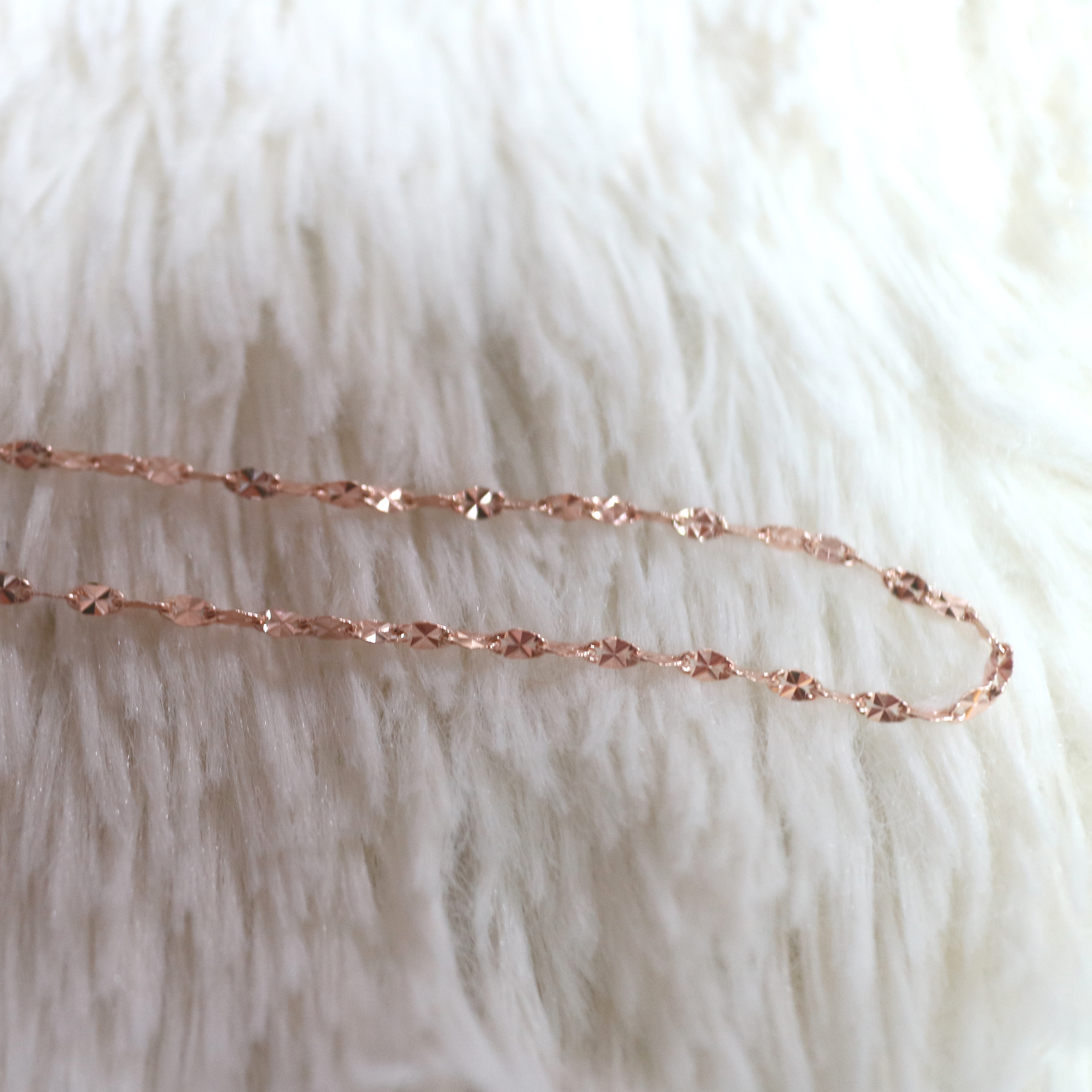 Chain Cube Choker Necklace 31 + 5cm 20's Girl&#