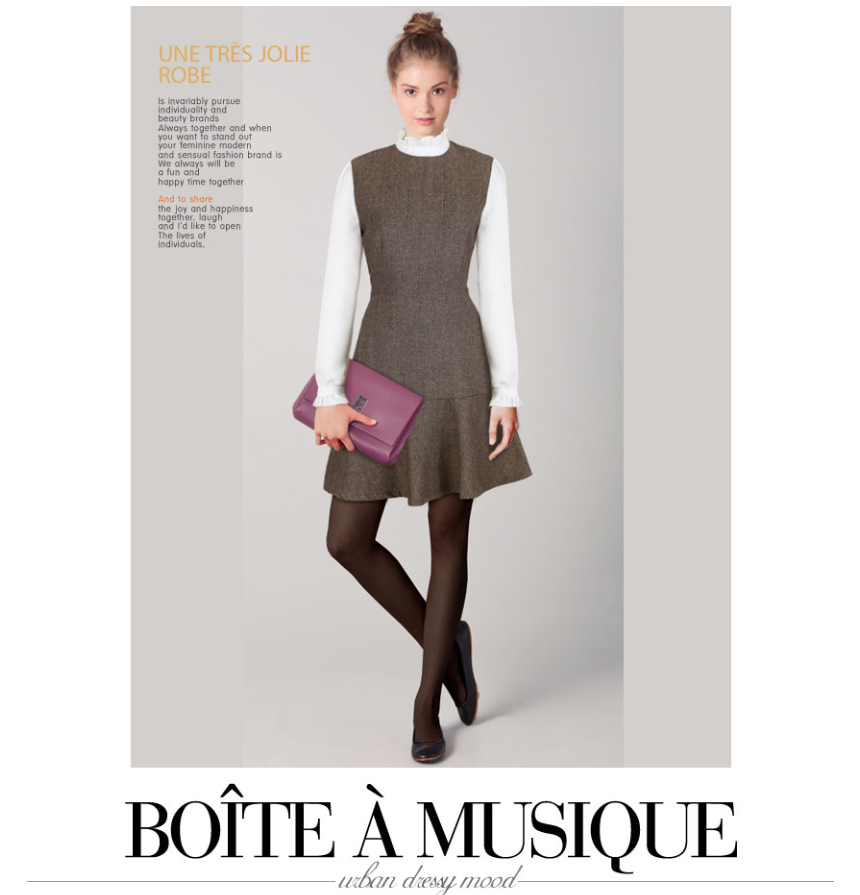 Tweed Winter Piece Women 20's Wedding