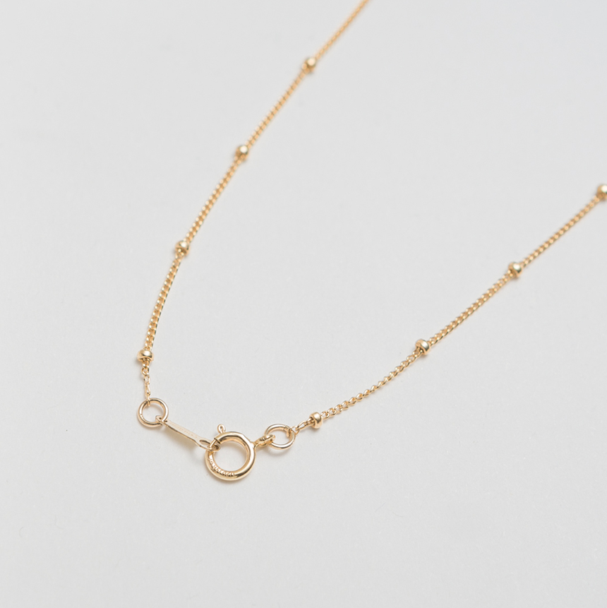 Big Circle Coin Necklace Chain Choker Three 14k Ba