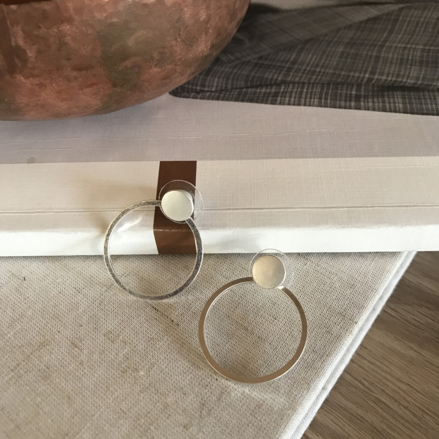 Elin to Circle Earrings Twenties Women Special Jew