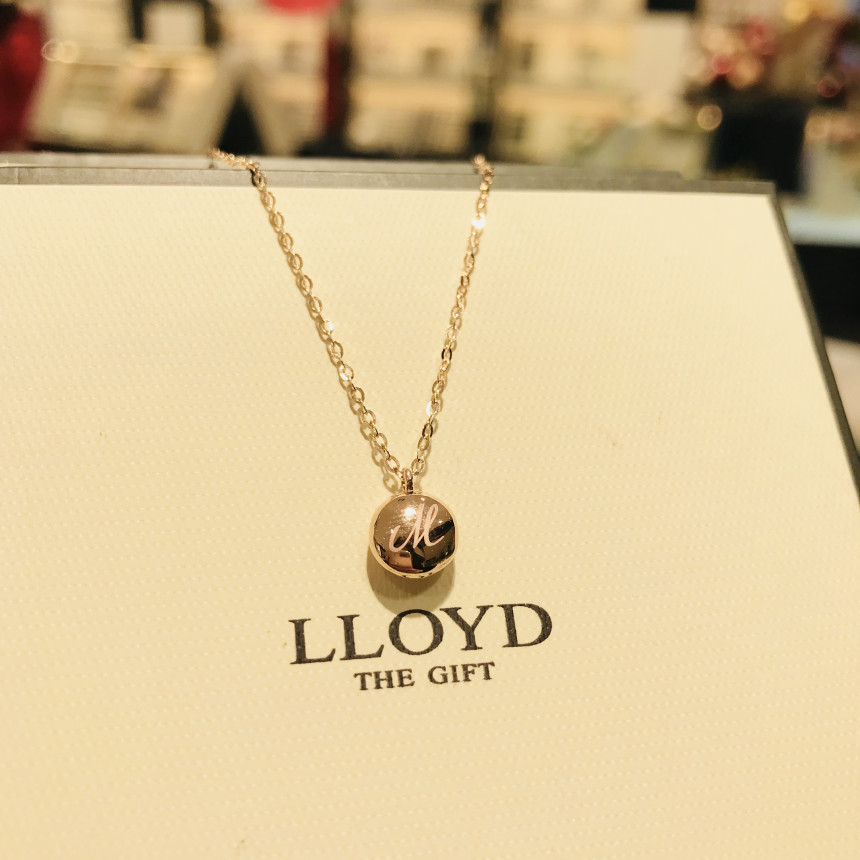 Lloyd's Initial Ball Necklace LNN17259G