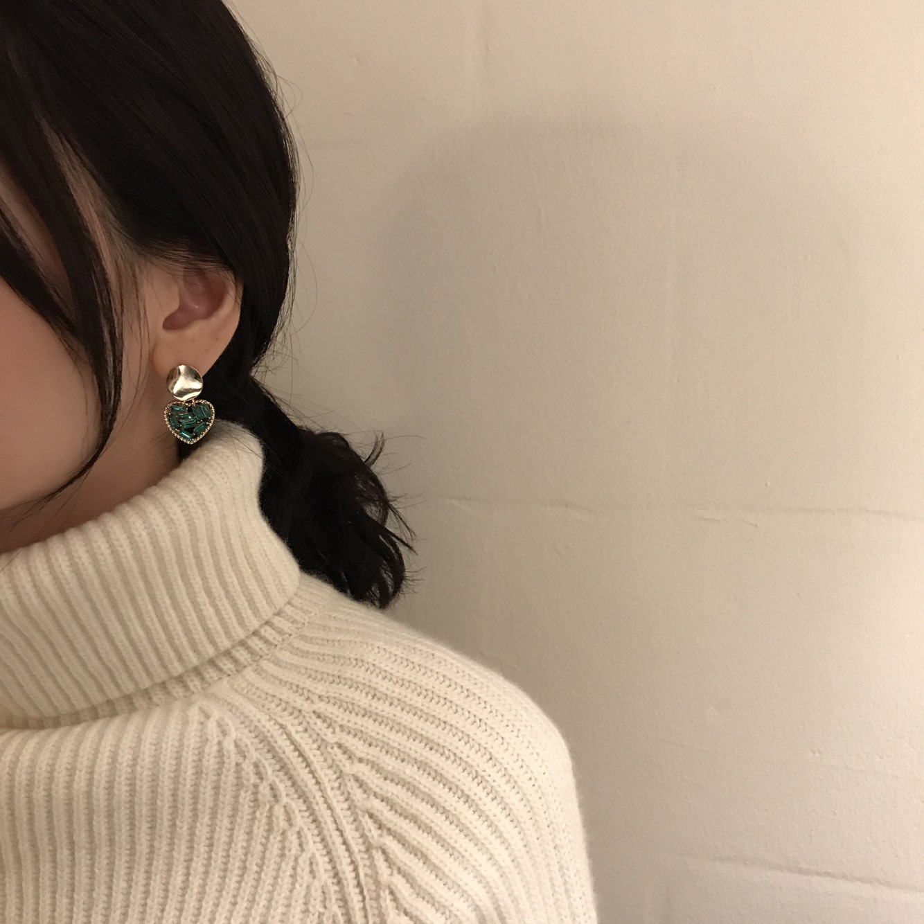 Loveholic Swallow Drop Earrings 3color Retro Mood 