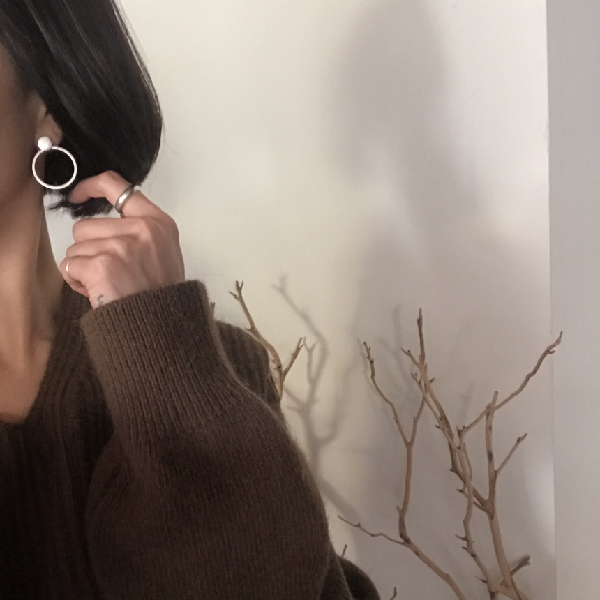 Elin to Circle Earrings Twenties Women Special Jew