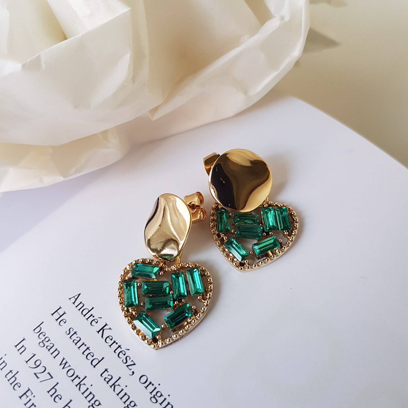 Loveholic Swallow Drop Earrings 3color Retro Mood 