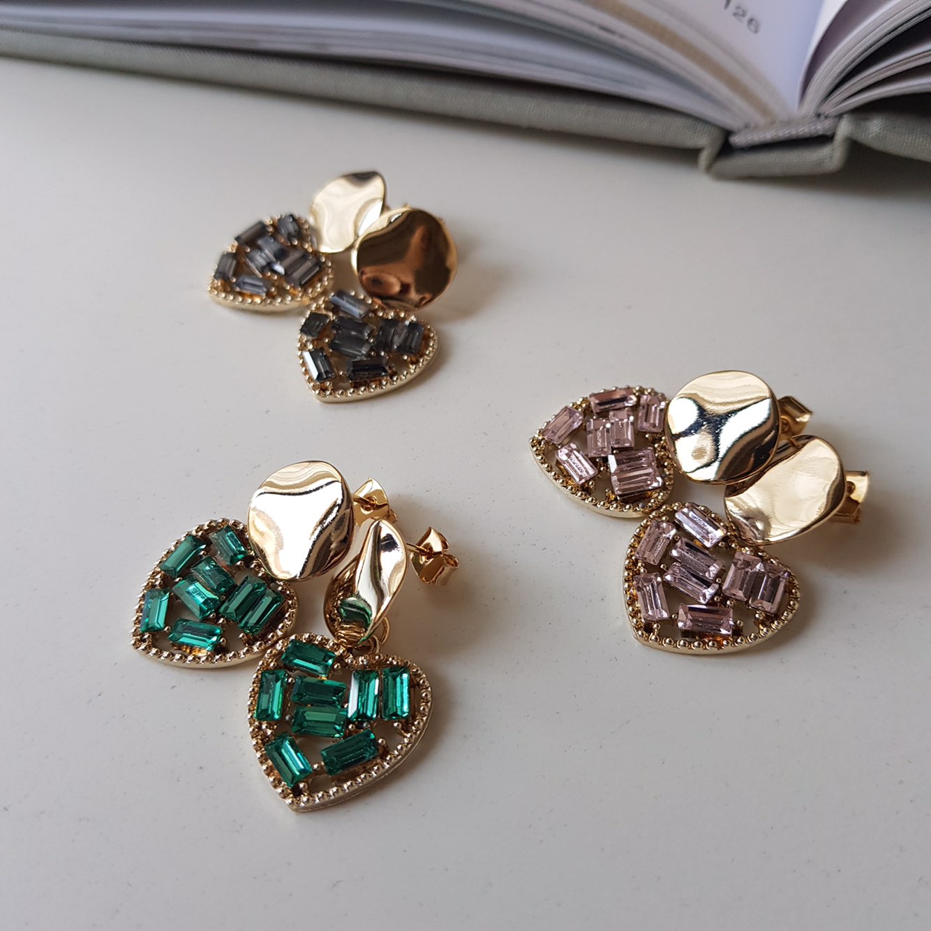 Loveholic Swallow Drop Earrings 3color Retro Mood 