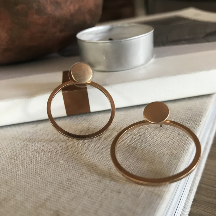 Elin to Circle Earrings Twenties Women Special Jew