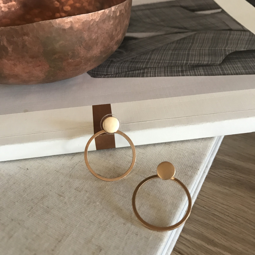 Elin to Circle Earrings Twenties Women Special Jew