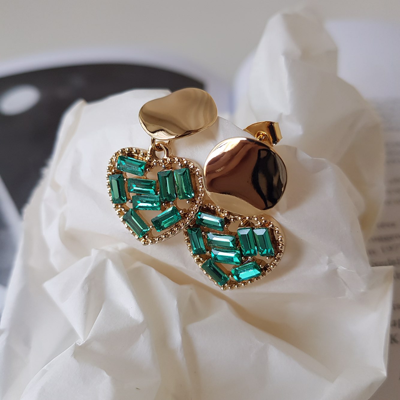 Loveholic Swallow Drop Earrings 3color Retro Mood 