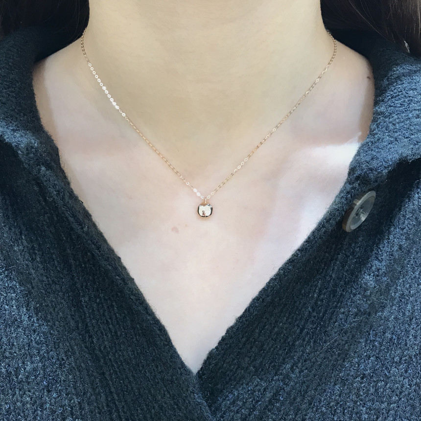 Lloyd's Initial Ball Necklace LNN17259G