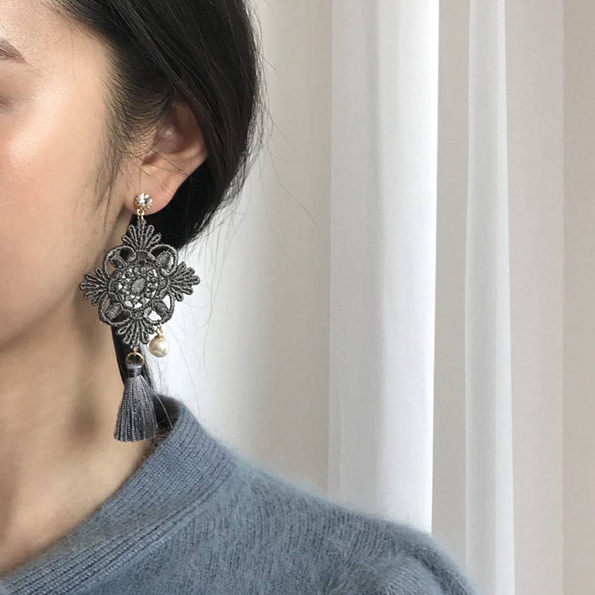 Earrings drop earrings fashion girlfriend lady lov