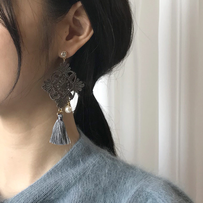 Earrings drop earrings fashion girlfriend lady lov