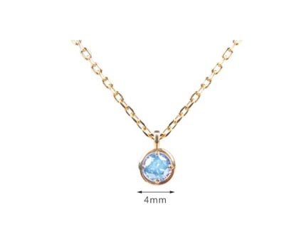 April birthstone necklace 14k gift 14k Recommended