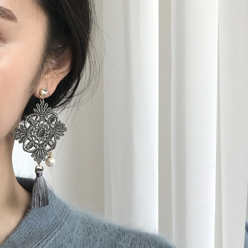 Earrings drop earrings fashion girlfriend lady lov