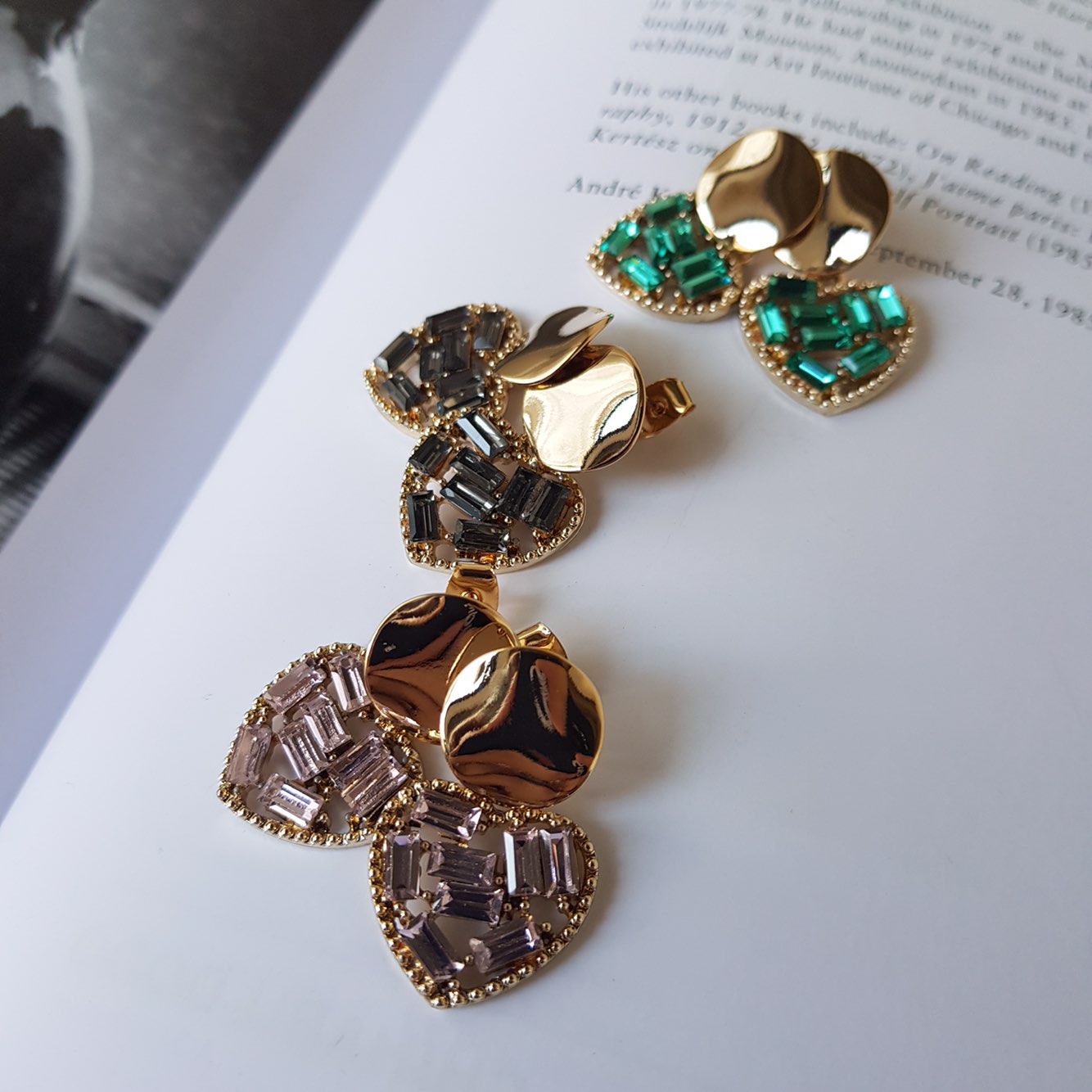 Loveholic Swallow Drop Earrings 3color Retro Mood 