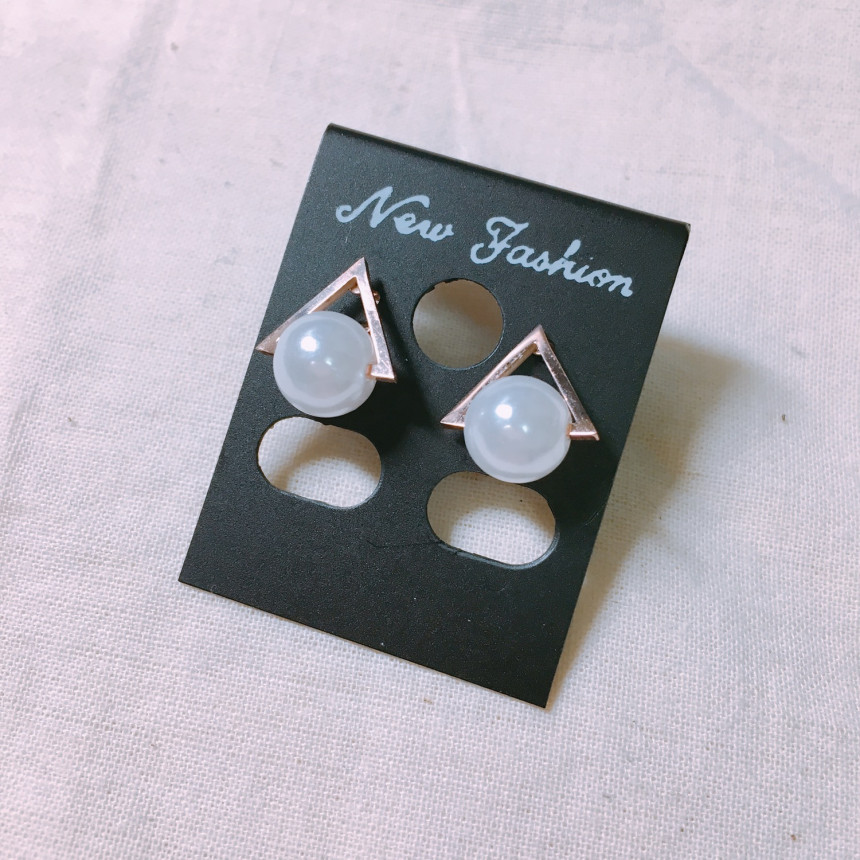 Luce Surge Trilogy Pearl Earrings LKJ1033 Women At