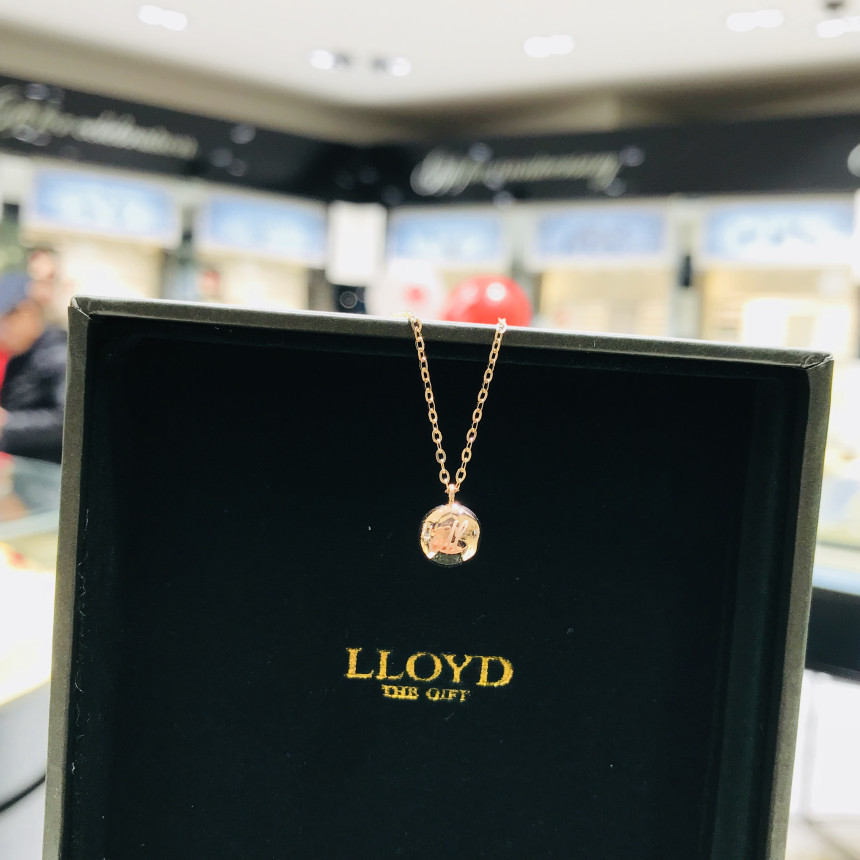 Lloyd's Initial Ball Necklace LNN17259G