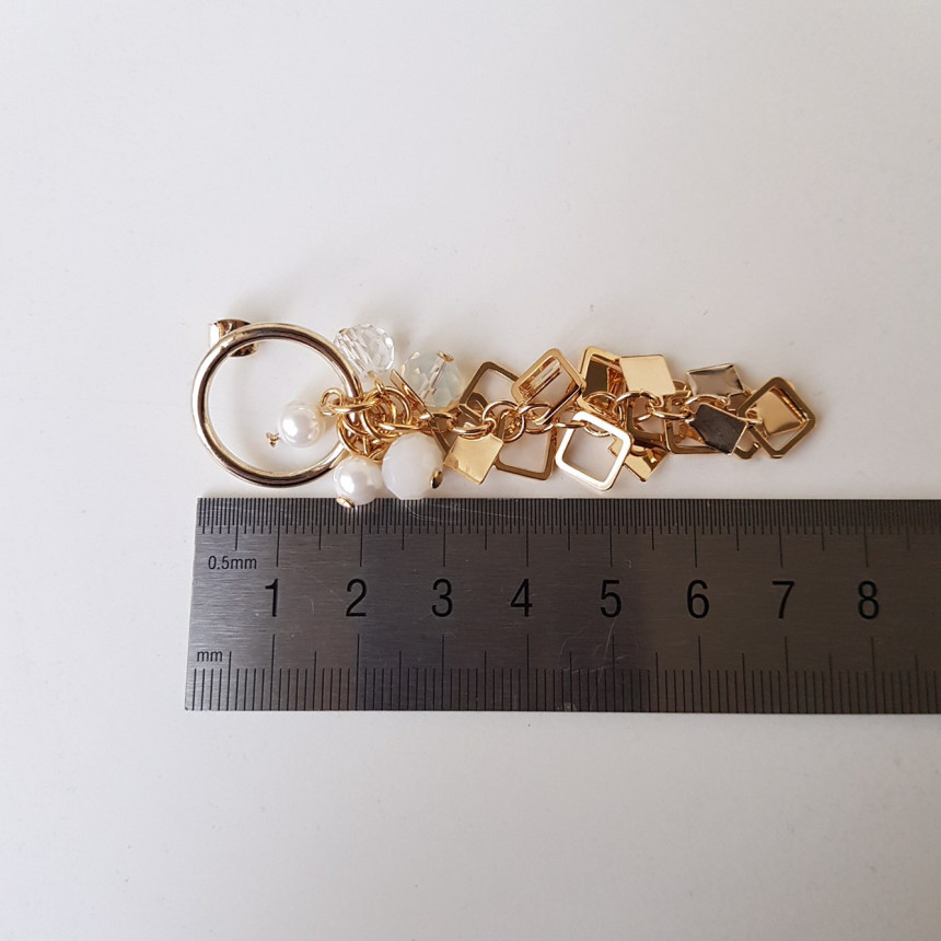 Flip Crystal Long Drop Earrings Feminine Style Unb