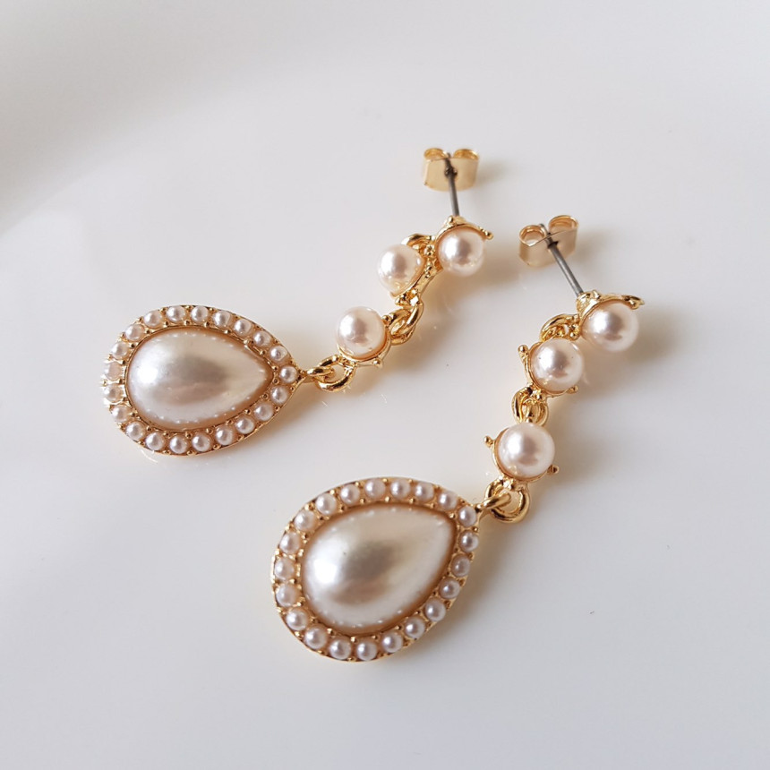 Oren Pearl Drop Earrings Ladies' Coordination C