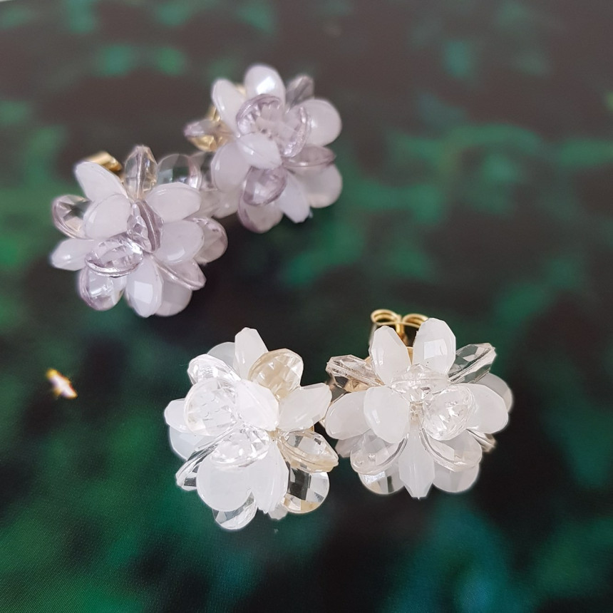 <b><p>Flower bud earring</p></b><b><p>つぼみ イヤリング</p></b><br /><br /><p align='center'>