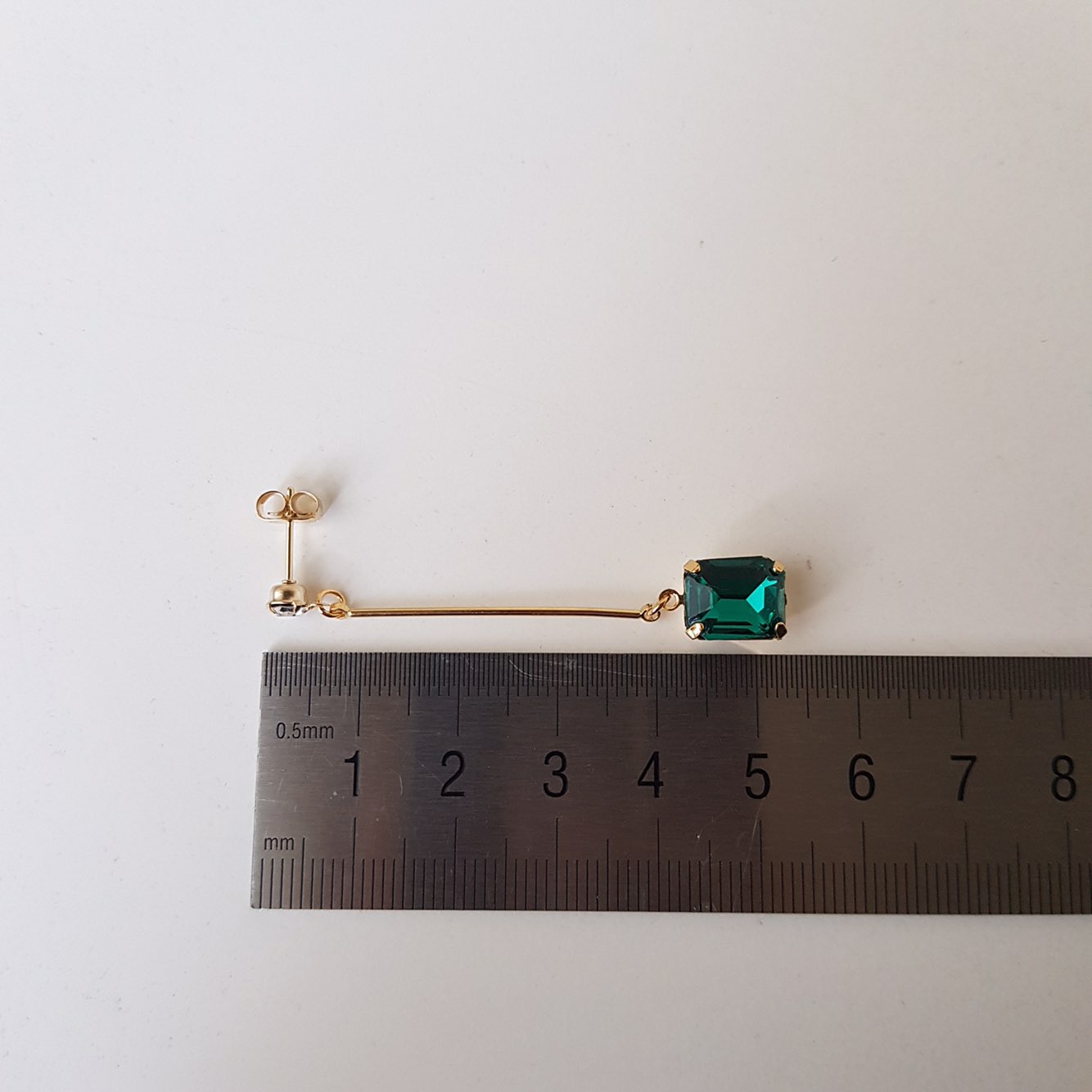 Della Long Swarovski Earrings Sikh Dodgy Style Dai