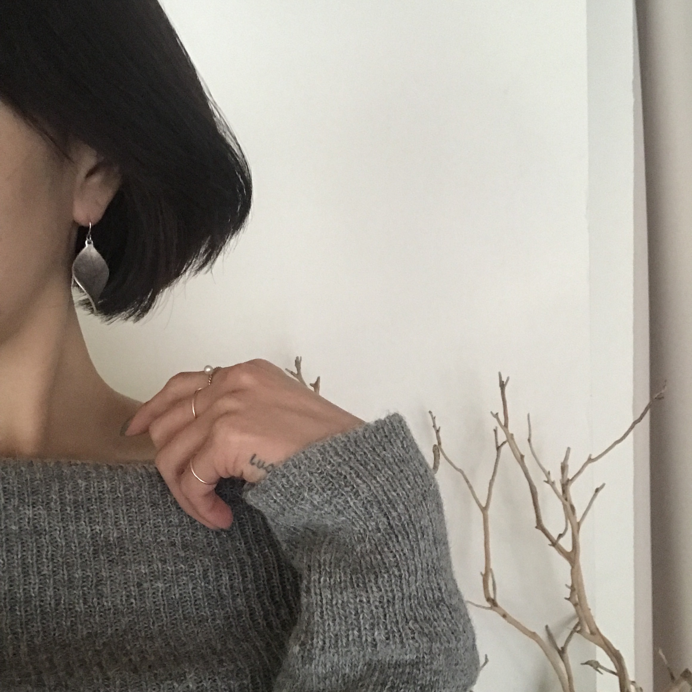 Natural Leaf Earrings 20s Female Romantic Style Me