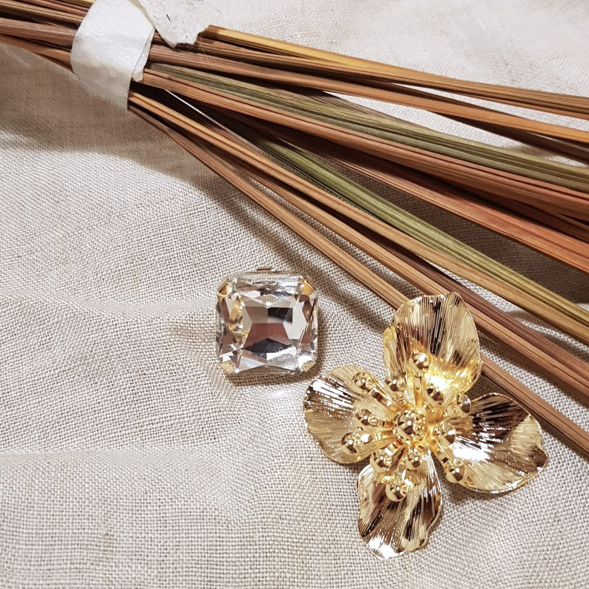 Tenbic Flower Cubic Earring Earrings Feminine Styl