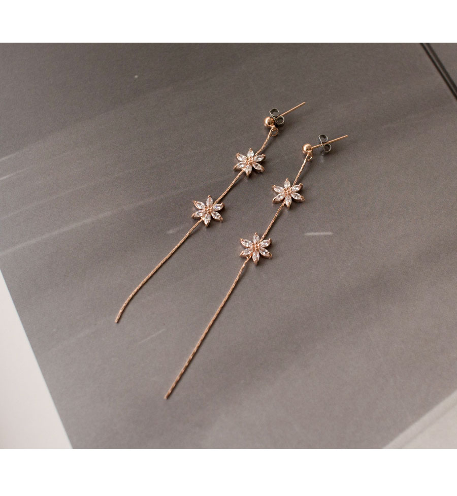 Ear-Pickable Snow Flower Chain 2-Stage 3-Stage Dro