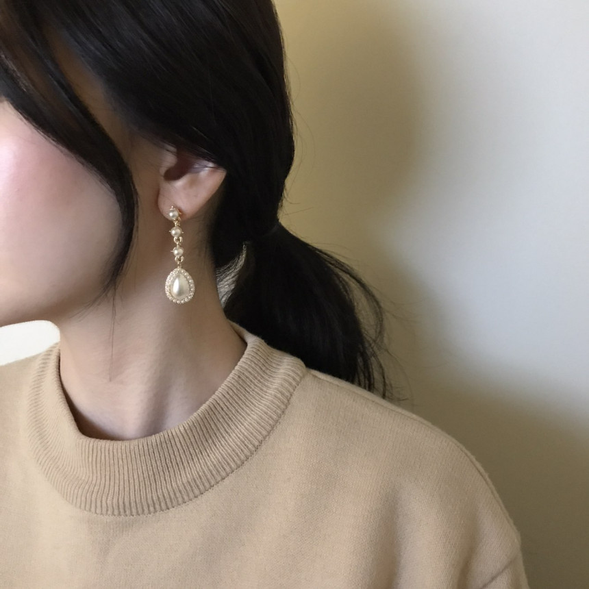 Oren Pearl Drop Earrings Ladies' Coordination C