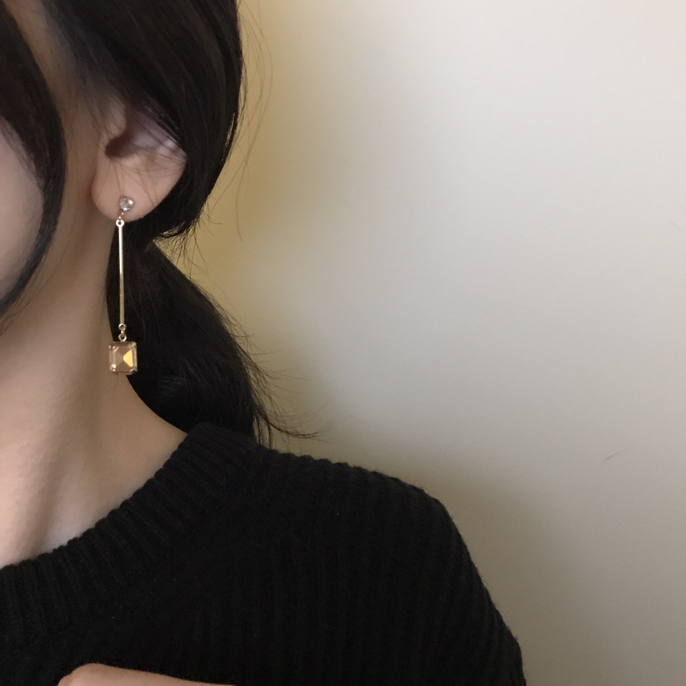 Della Long Swarovski Earrings Sikh Dodgy Style Dai