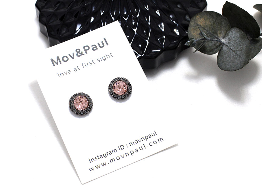 Mysterious antique collar earrings 5colors silver 