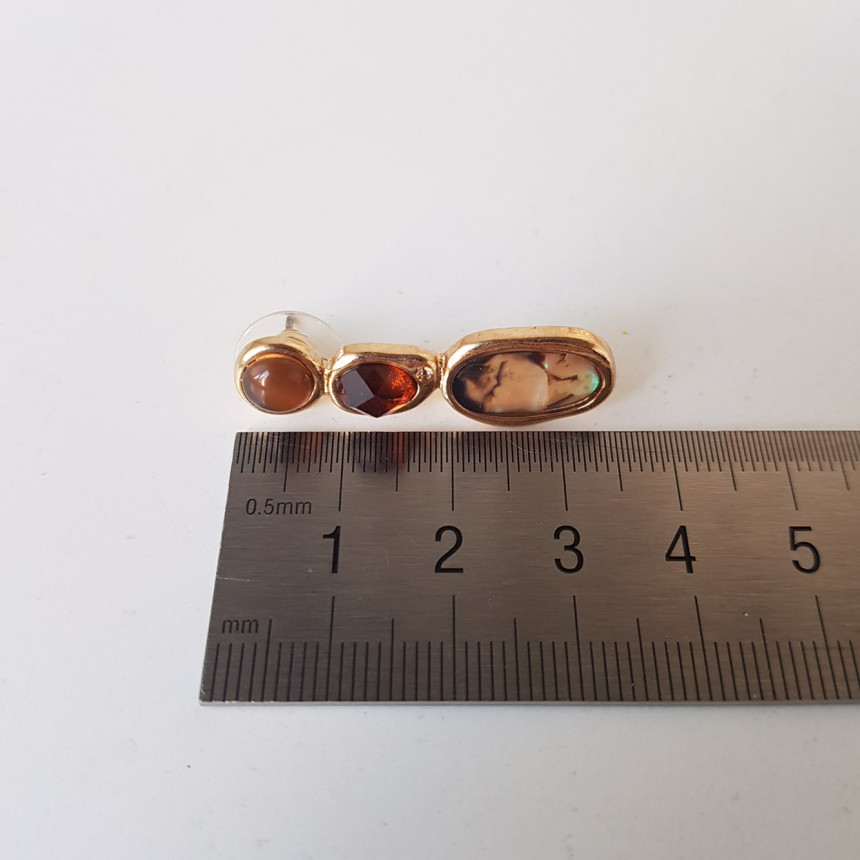 Magenta Vintage Earrings Drop Earrings Oriental St