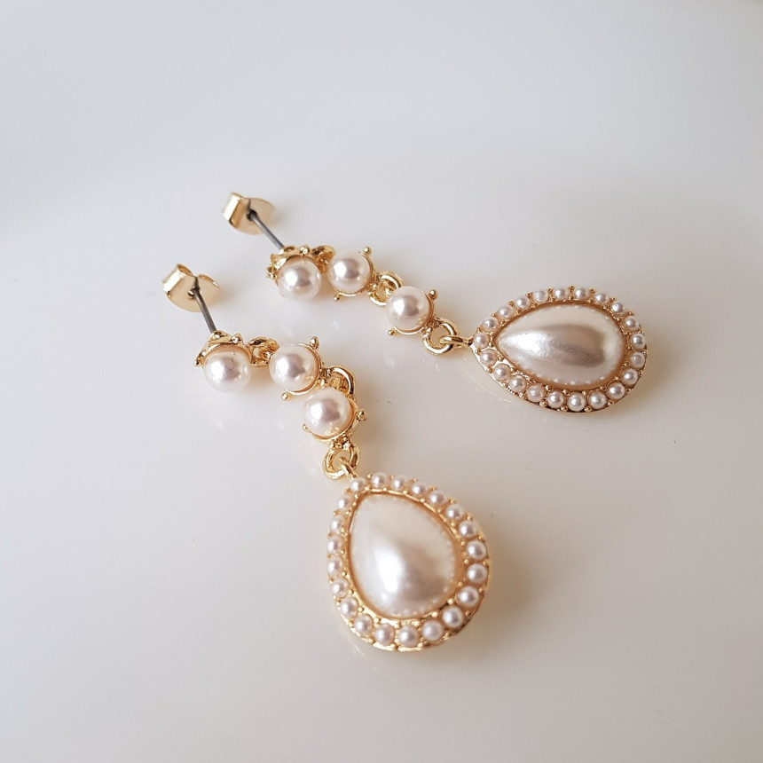Oren Pearl Drop Earrings Ladies' Coordination C