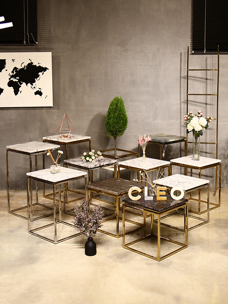 홀리 이태리 천연 대리석 인테리어 거실 소파 테이블 티테이블 / 비앙코카라라 CL187