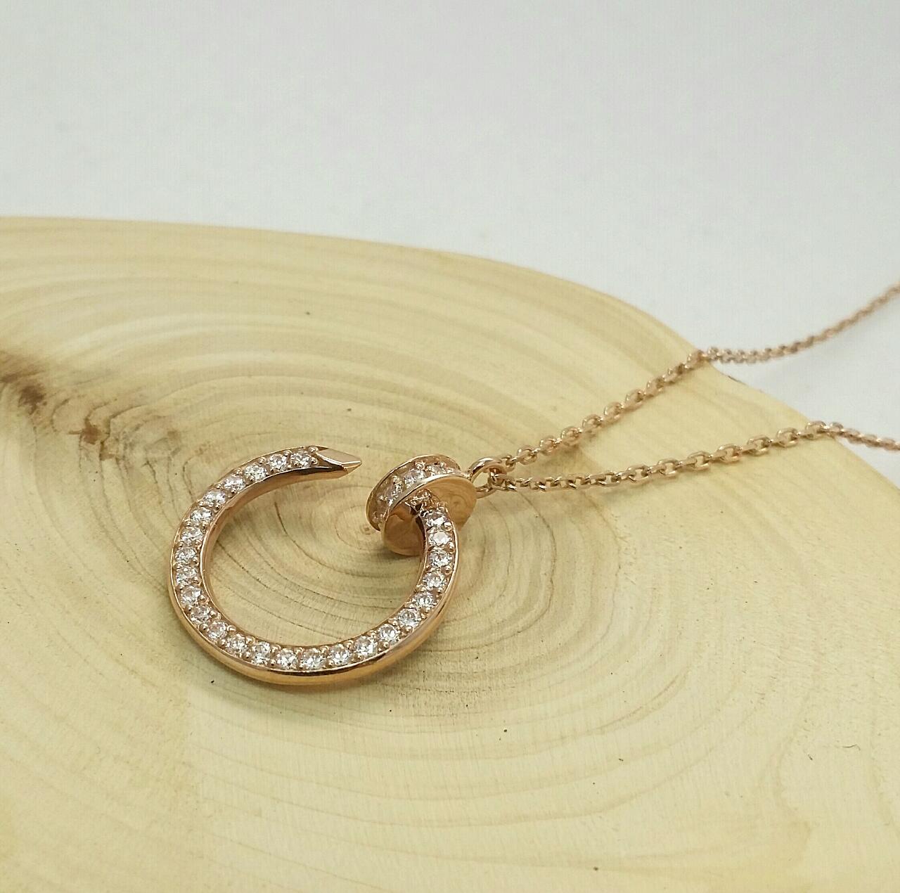 Double-sided Cubic Necklace Anniversary Gifts Cute