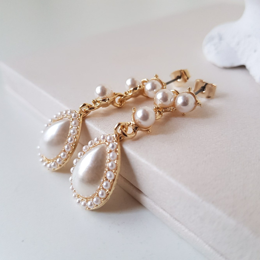 Oren Pearl Drop Earrings Ladies' Coordination C