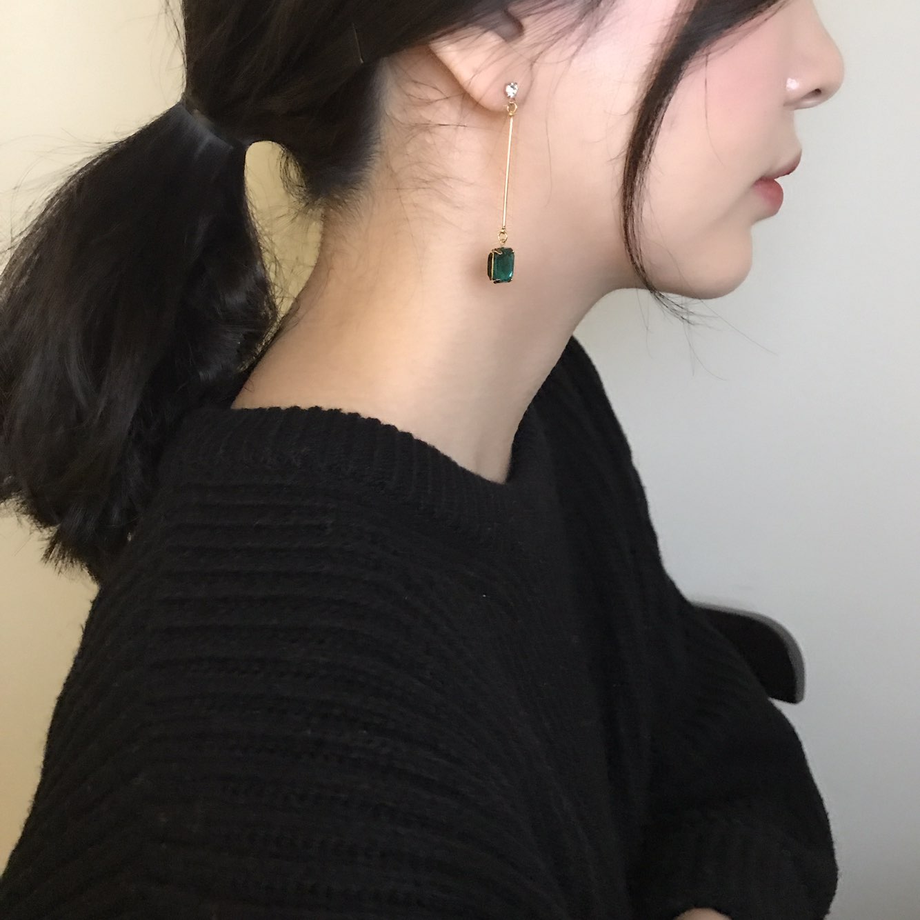 Della Long Swarovski Earrings Sikh Dodgy Style Dai