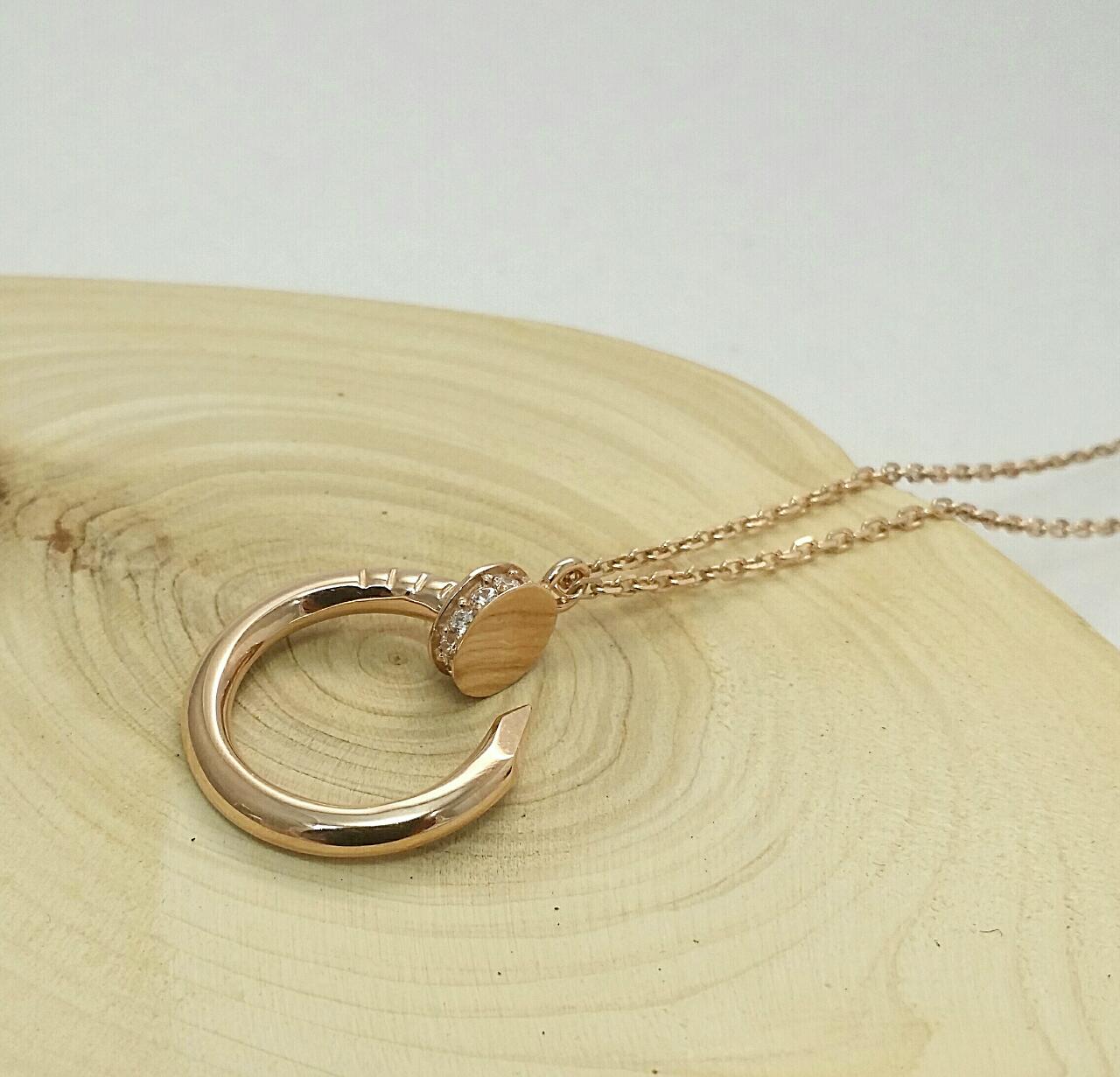 Double-sided Cubic Necklace Anniversary Gifts Cute