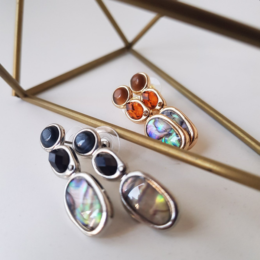 Magenta Vintage Earrings Drop Earrings Oriental St