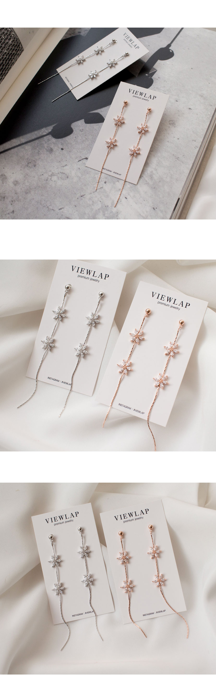 Ear-Pickable Snow Flower Chain 2-Stage 3-Stage Dro