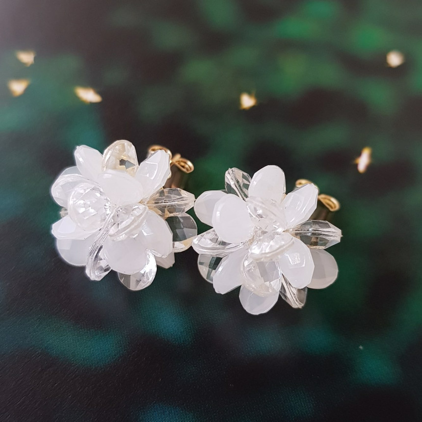 <b><p>Flower bud earring</p></b><b><p>つぼみ イヤリング</p></b><br /><br /><p align='center'>