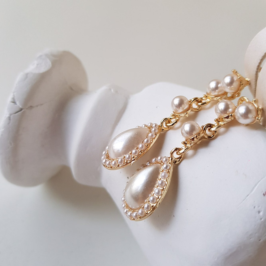 Oren Pearl Drop Earrings Ladies' Coordination C