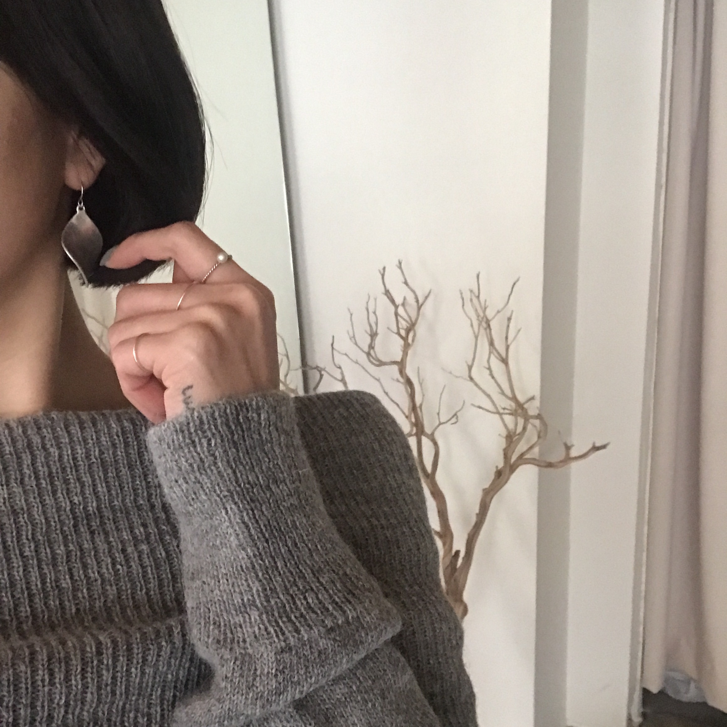 Natural Leaf Earrings 20s Female Romantic Style Me